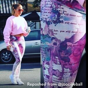 Niyama Sol Purple and Pink Leggings